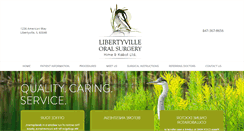 Desktop Screenshot of libertyvilleoralsurgery.com