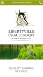 Mobile Screenshot of libertyvilleoralsurgery.com